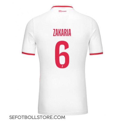 AS Monaco Denis Zakaria #6 Replika Hemmatröja 2024-25 Kortärmad